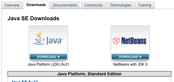 Java SE Downloads Oracle Technology Network Oracle